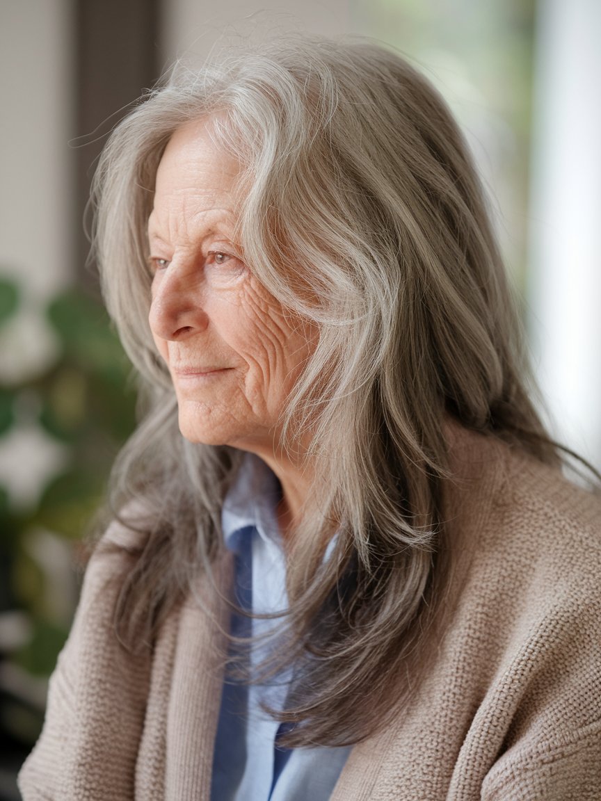 33. Long Hair with Textured Layers