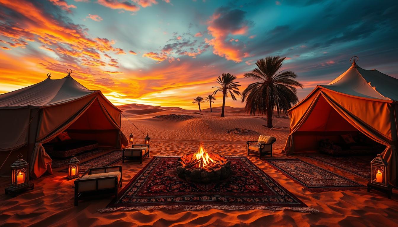 luxury desert camp