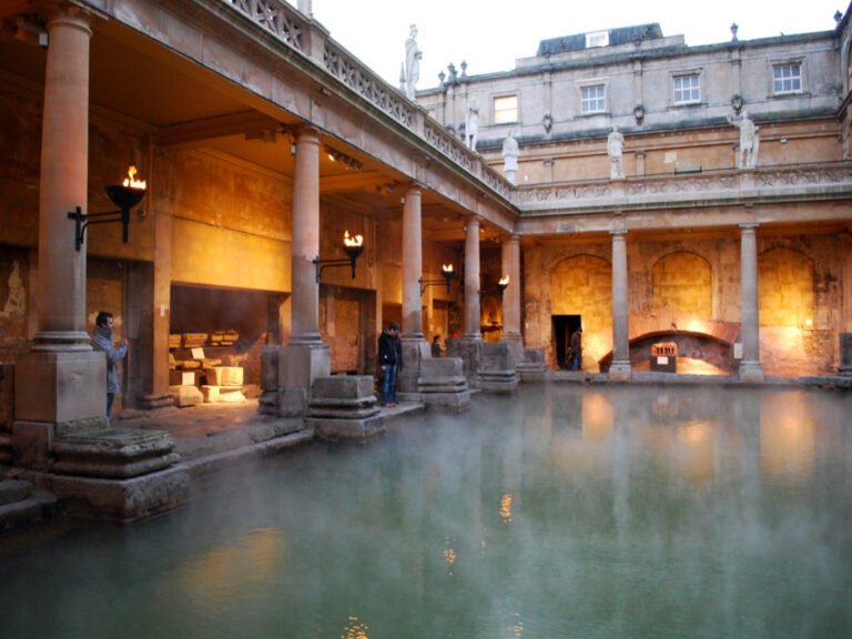 the Roman Baths