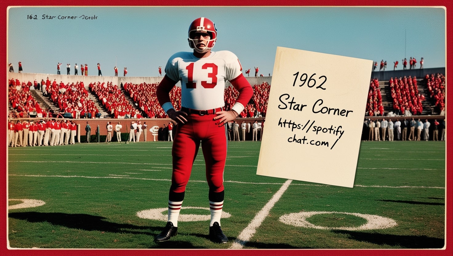 1962 star corner at uga football