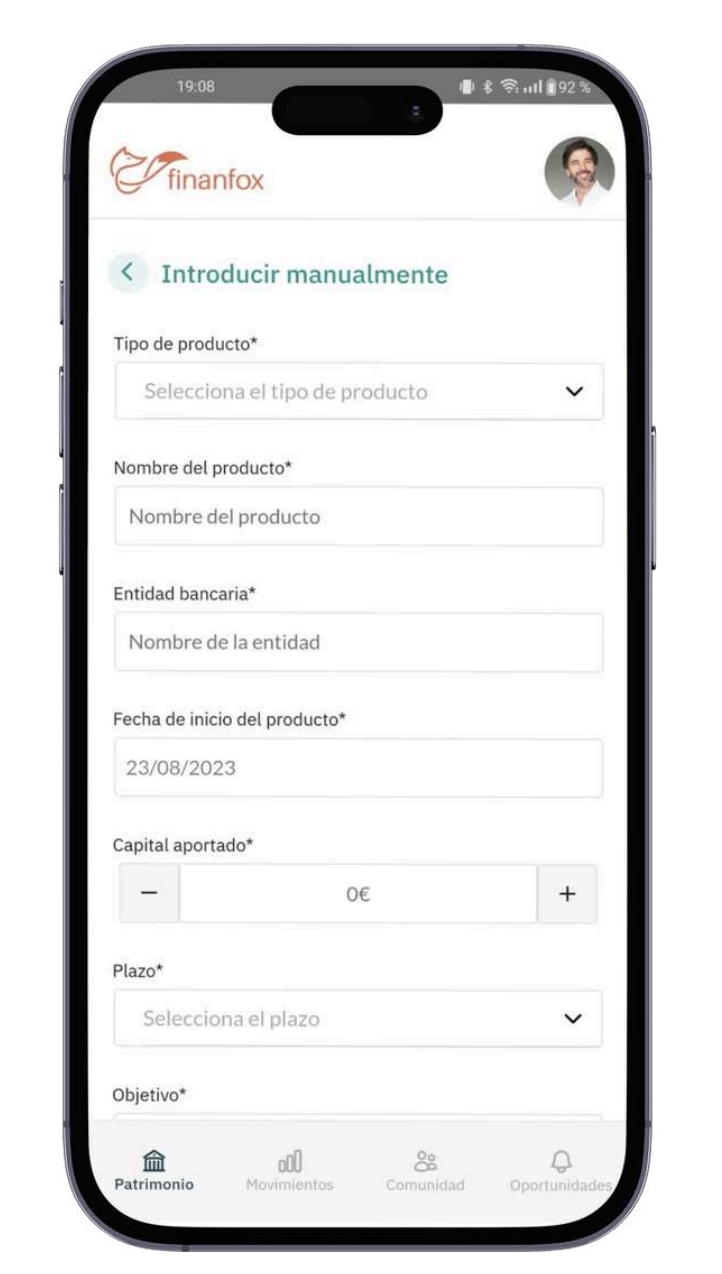 Gestor patrimonial - App finanfox