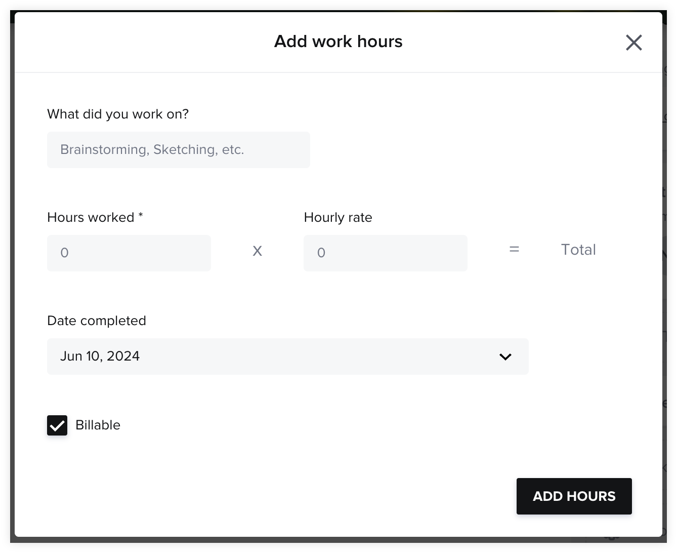 HoneyBook Time Tracking