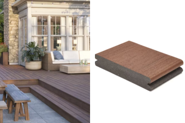 trunorth vs trex composite decking an honest review outdoor living space with white couch and steps custom built michigan