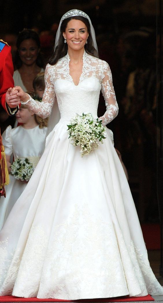 Vestido de Novia de Kate Middleton diseñado por Sarah Burton