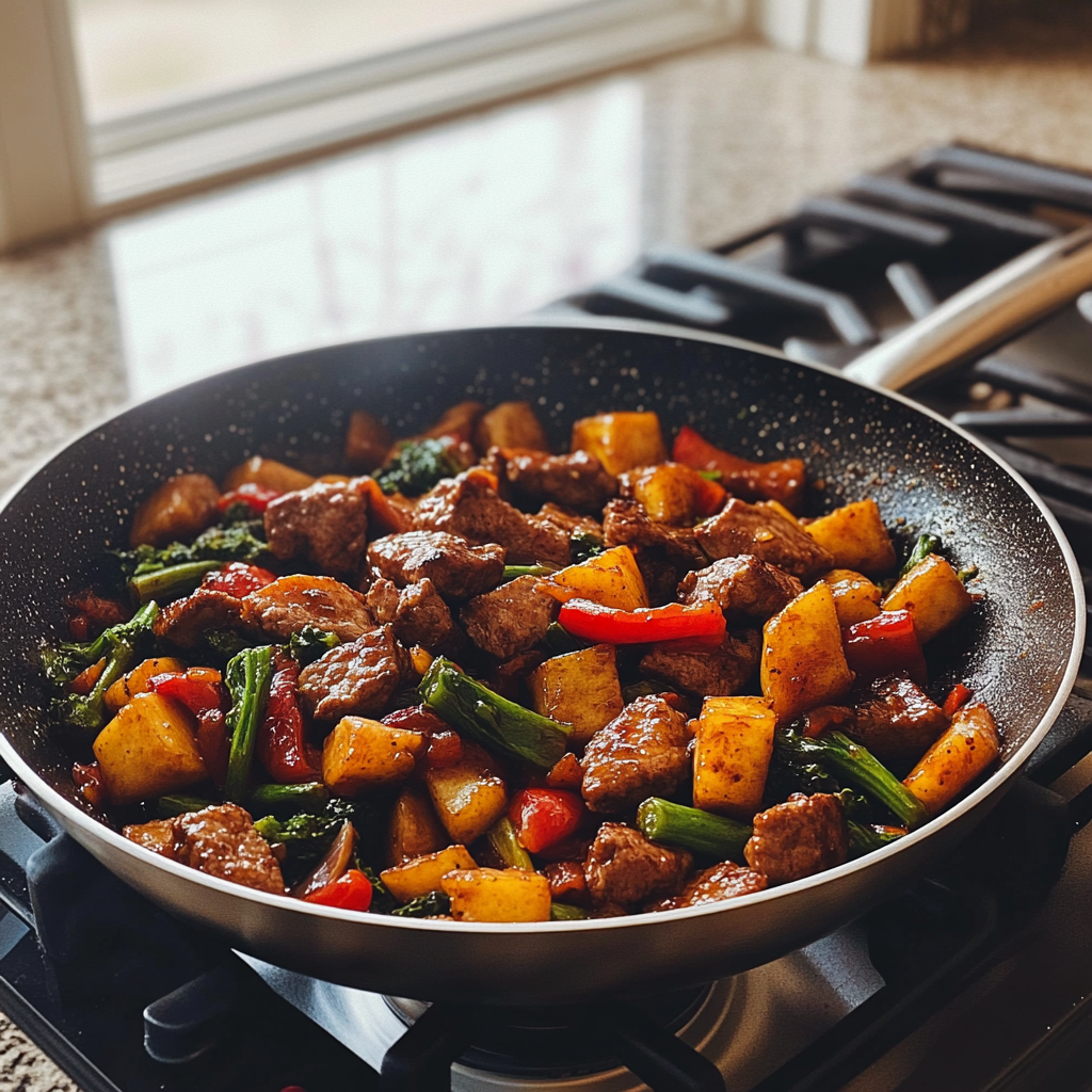 A pan on the stove | Source: Midjourney