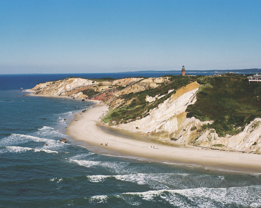 Scenic view of Martha's Vineyard with coastal charm.