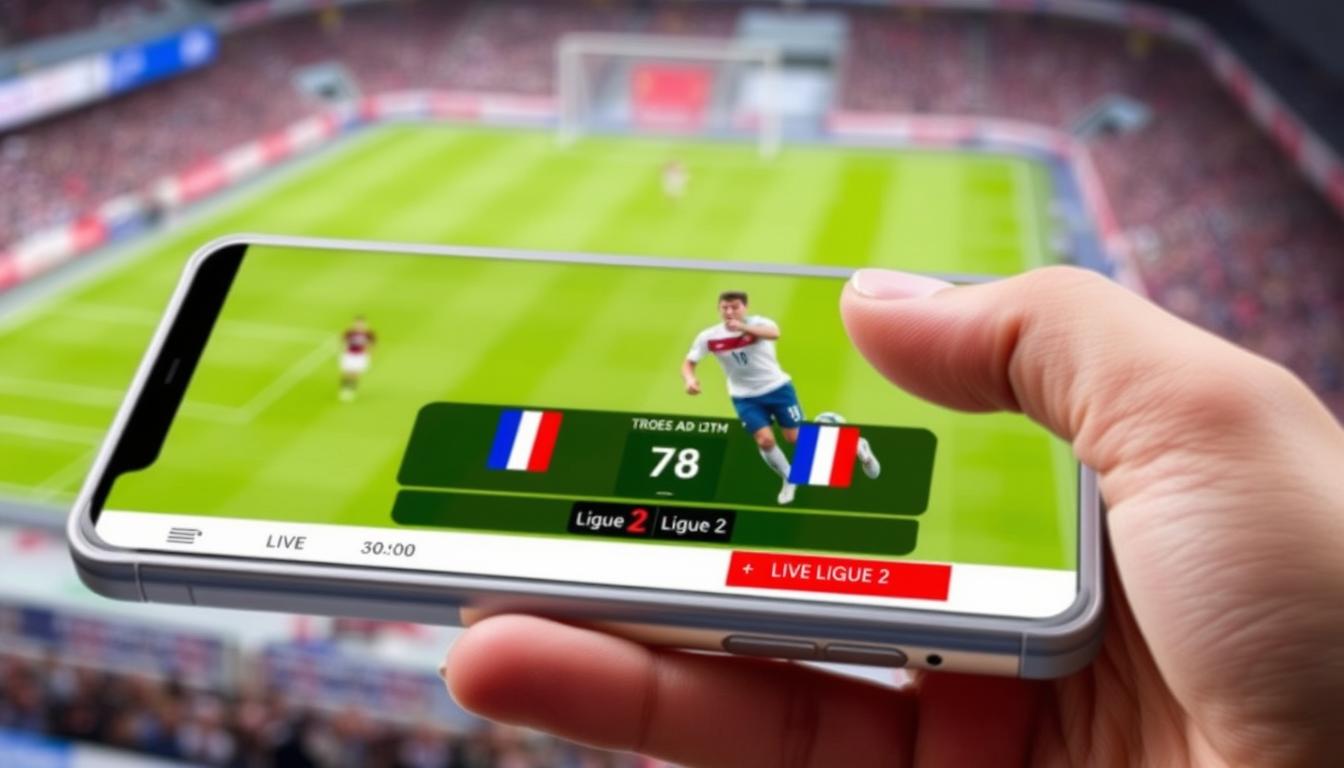 applications mobiles scores ligue 2 en direct