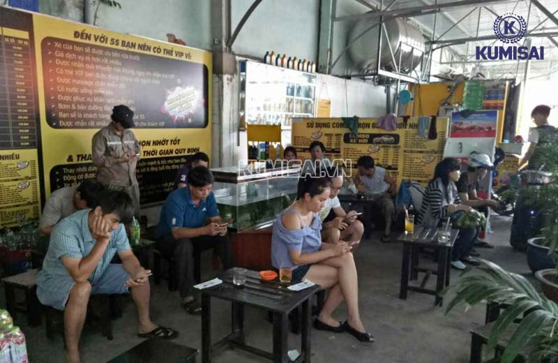 Mô hình rửa xe kết hợp cafe nhận được nhiều sự yêu thích