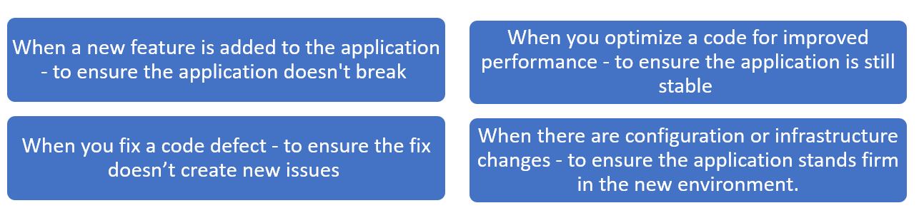 WHY Regression Testing