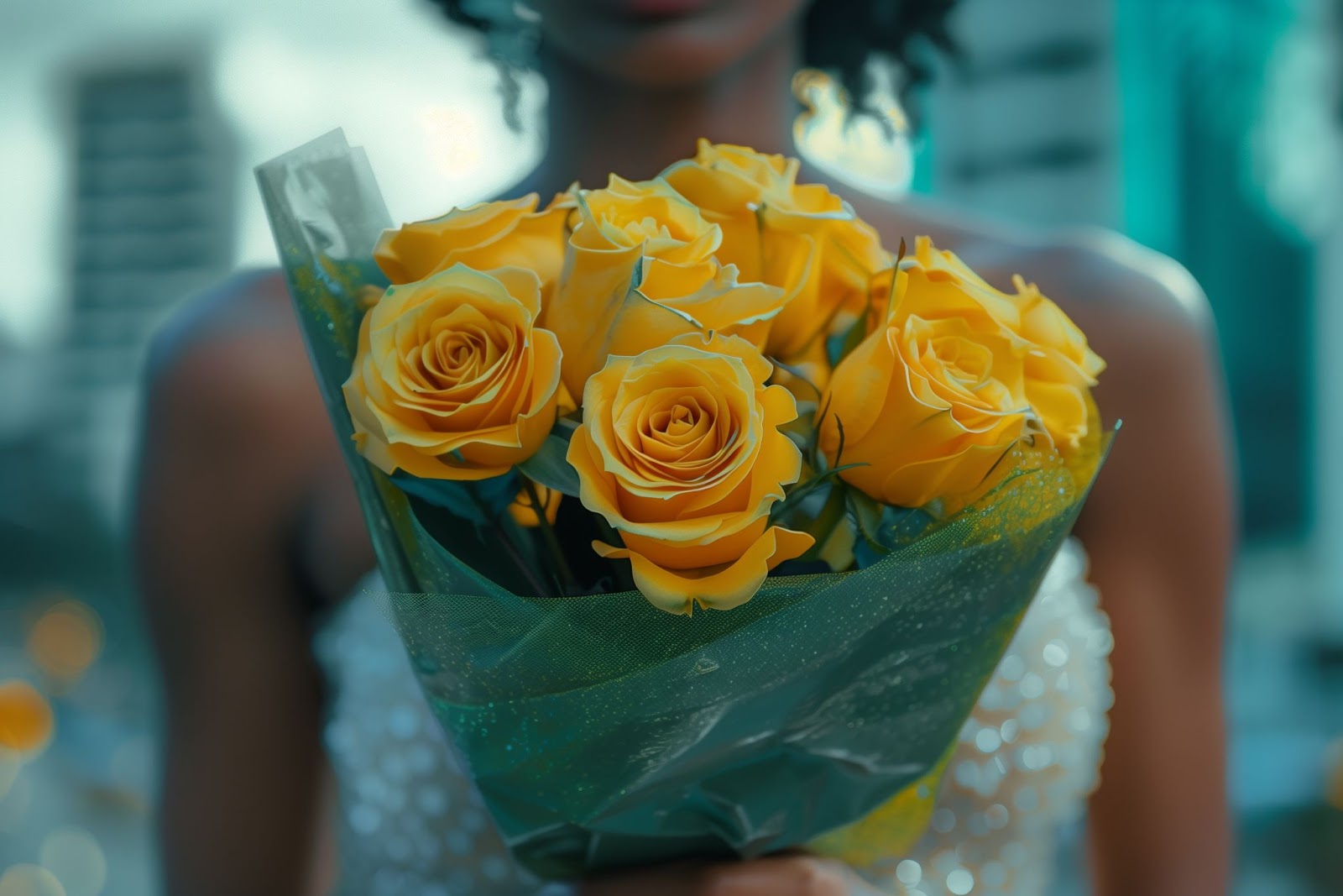 buquês de rosas