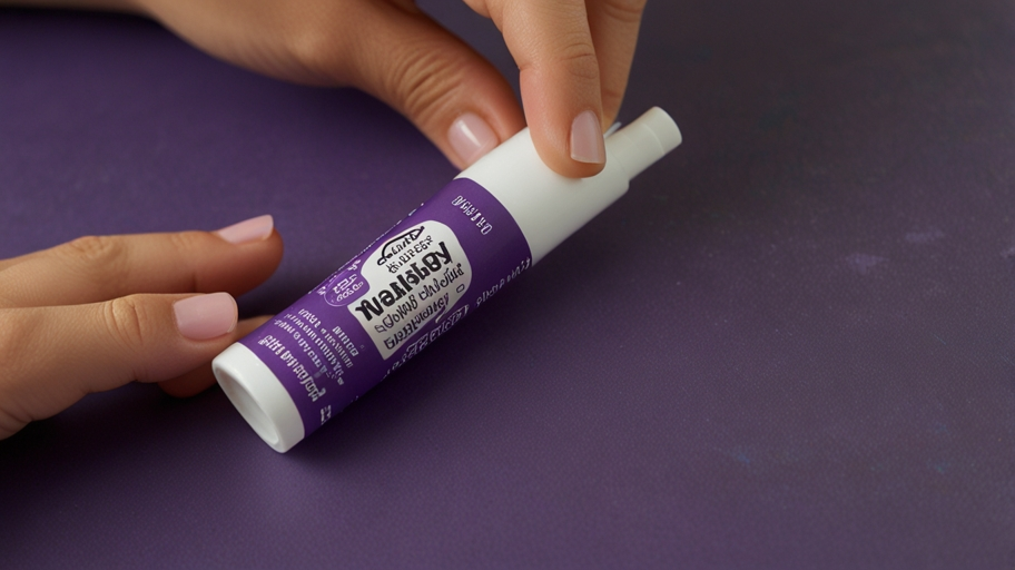 Washable Glue Stick - Purple - 1.41 oz - Jumbo