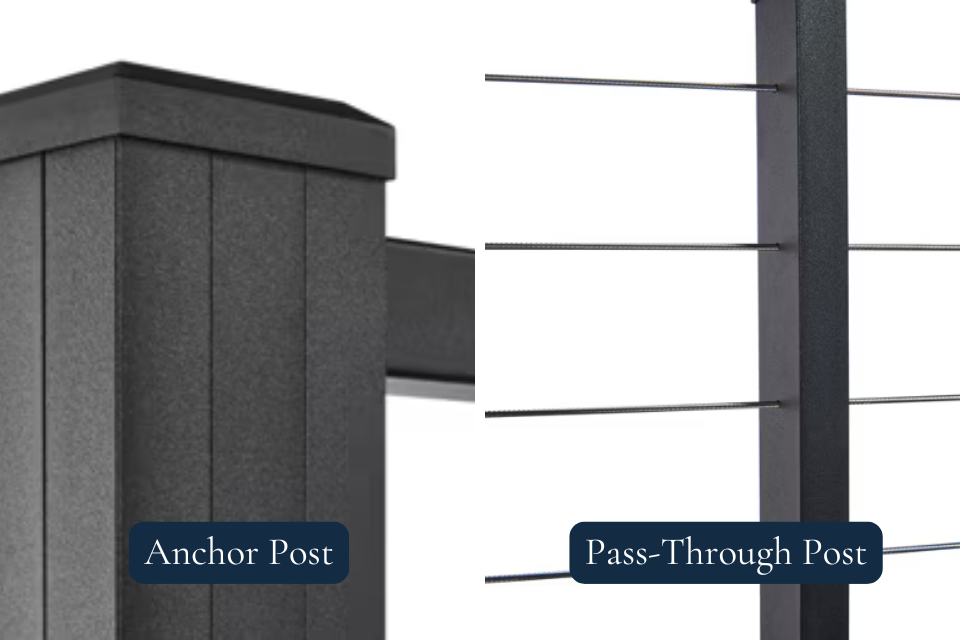 trex signature x series cable railing an honest review anchor post and pass through post custom built michigan