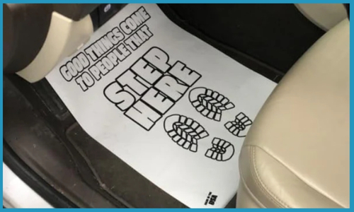 can i wash car floor mats in washing machine