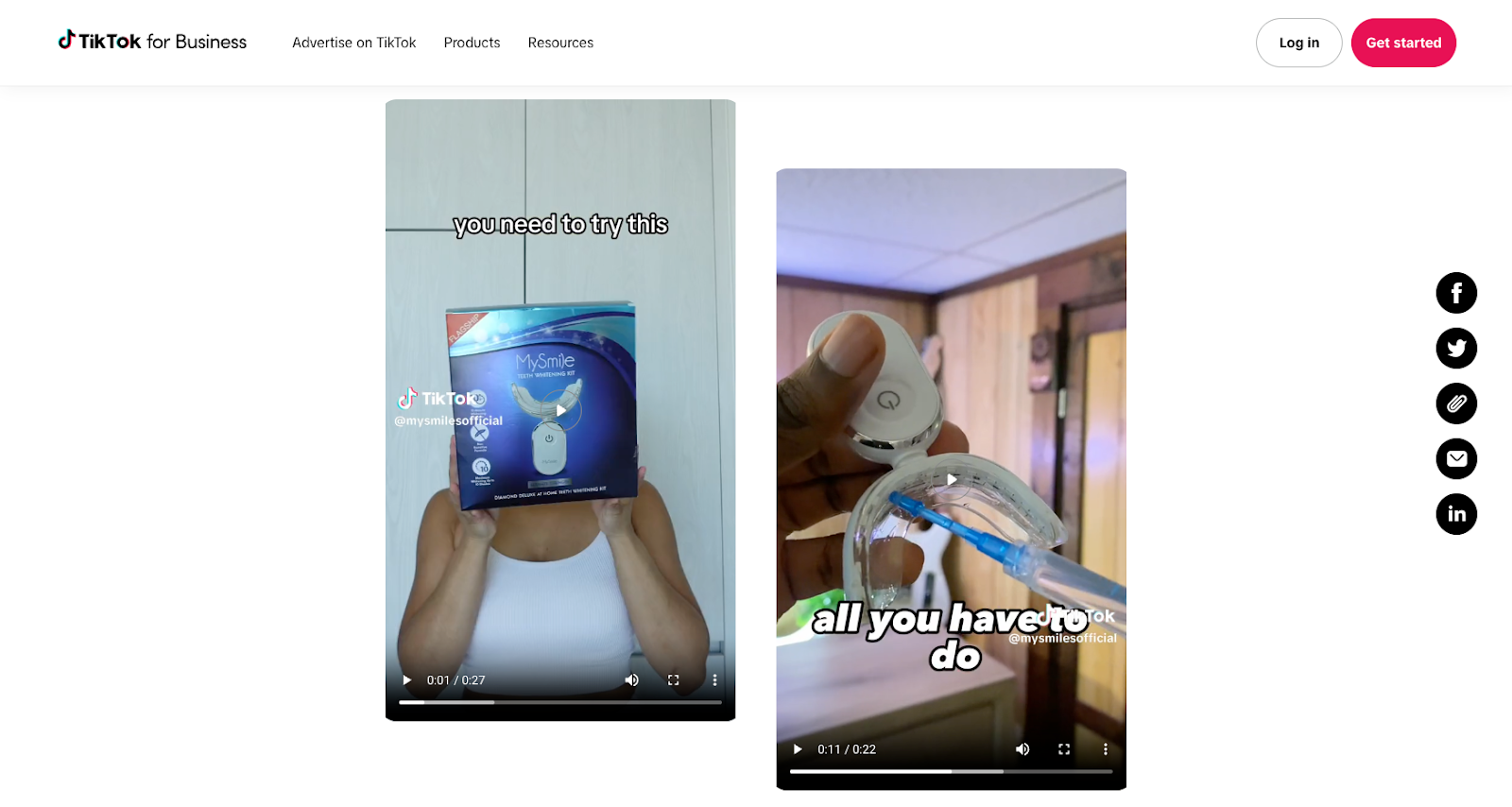 TikTok Shopの成功事例「MySmile」