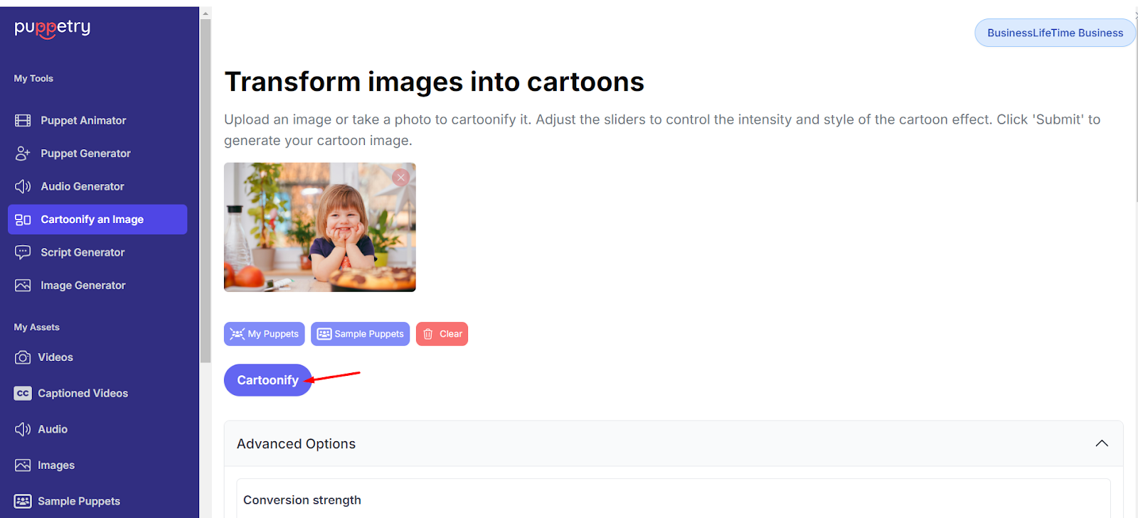 turn images to cartoons