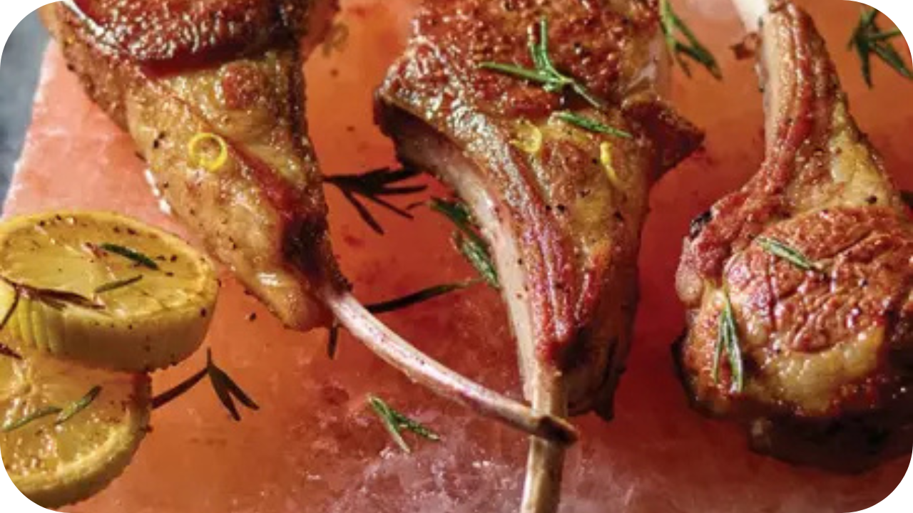 Lamb Cutlets with Herb Salt