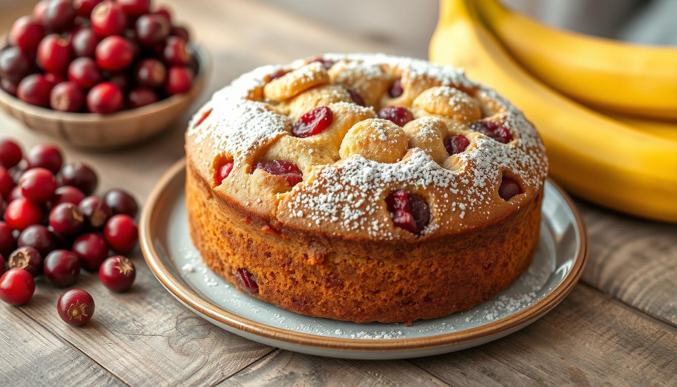 Cranberry Banana Coffee Cake