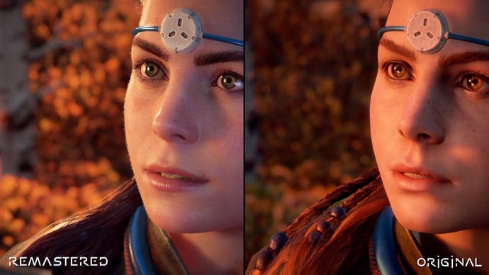 Perbandingan visual Horizon Zero Dawn Remastered dengan game aslinya.