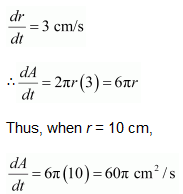 chapter 6-Application Of Derivatives Exercise 6.1