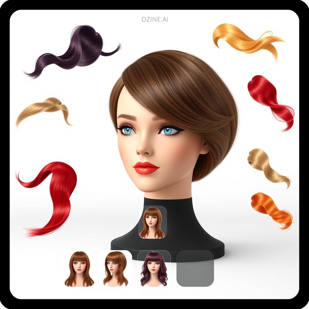 Virtual hair makeover tool for risk-free experimentation