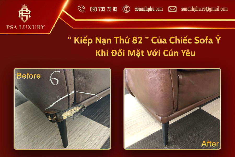 sửa ghế sofa bị rách