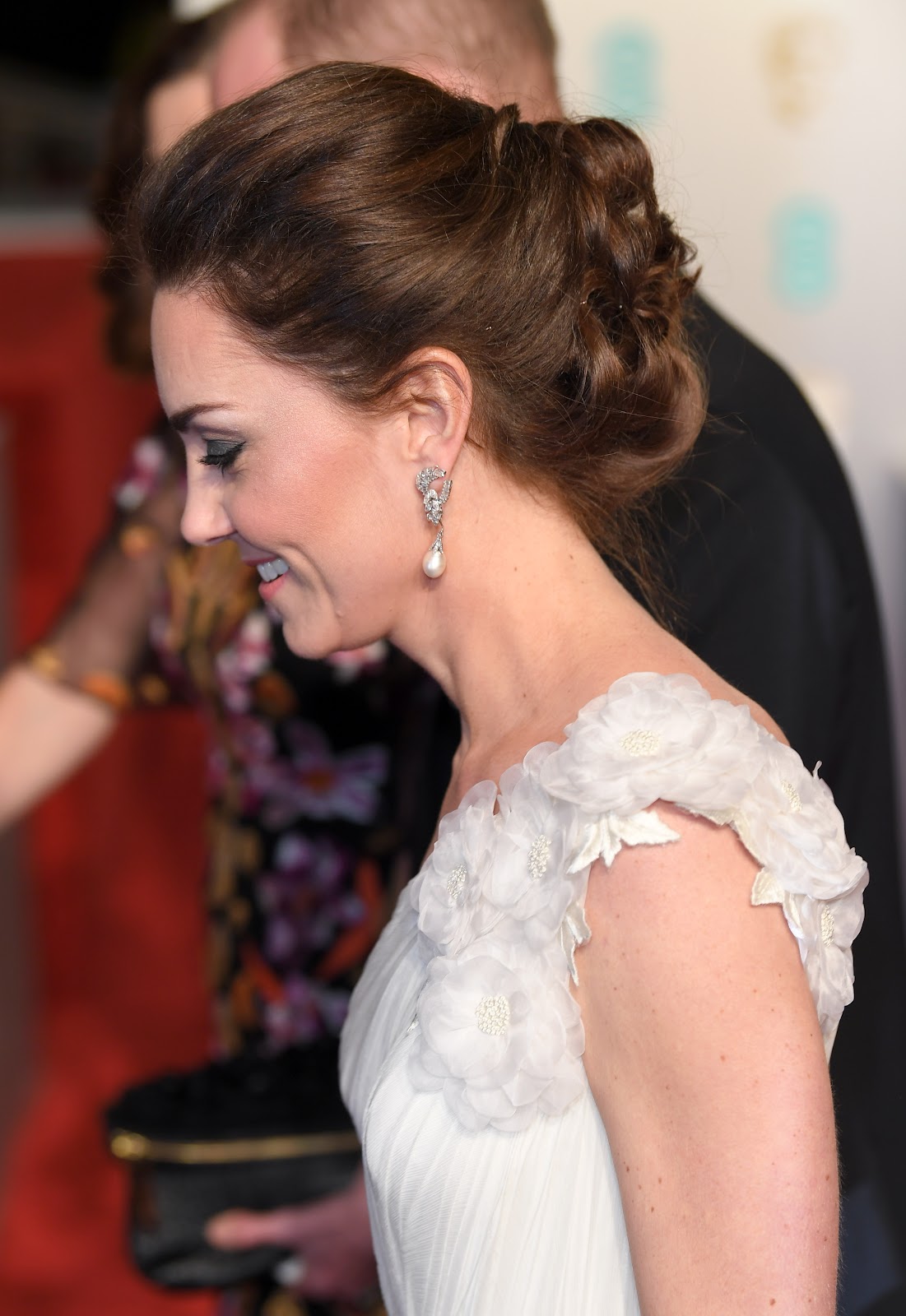 Catherine, Duchess of Cambridge attends the EE British Academy Film Awards at Royal Albert Hall in London, England, on February 10, 2019 | Source: Getty Images