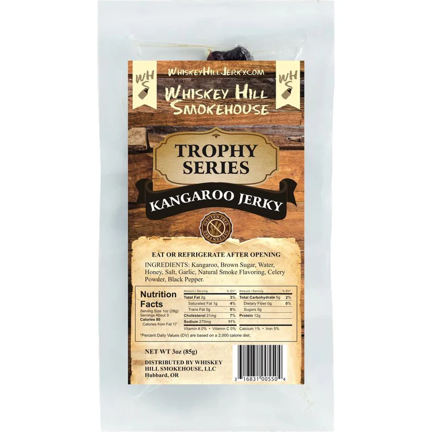 Whiskey Hill Smokehouse exotic jerky