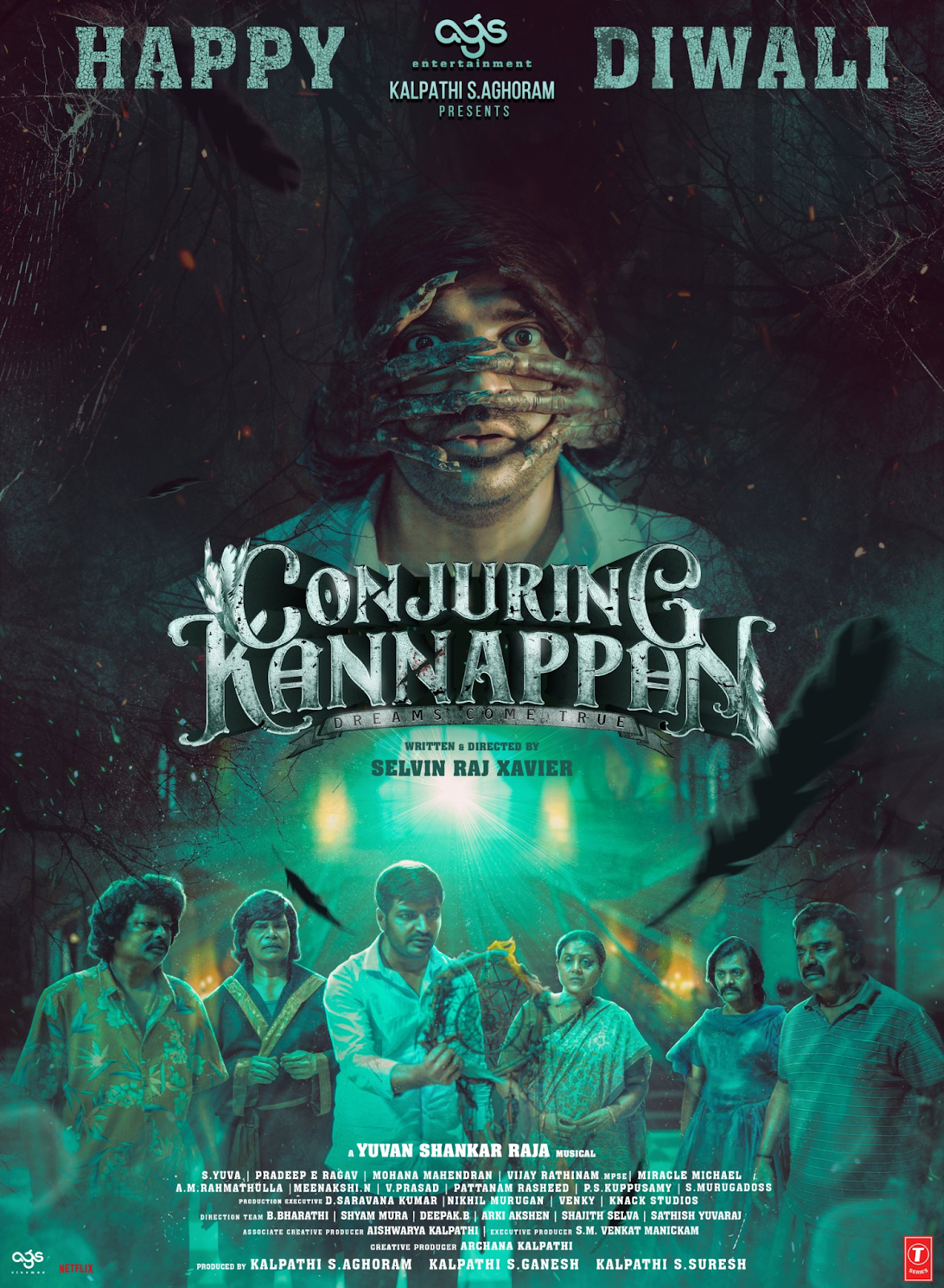 Conjuring Kannappan- Horror comedy movies on netflix