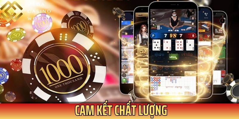 Cổng game cam kết đem đến chất lượng vượt trội