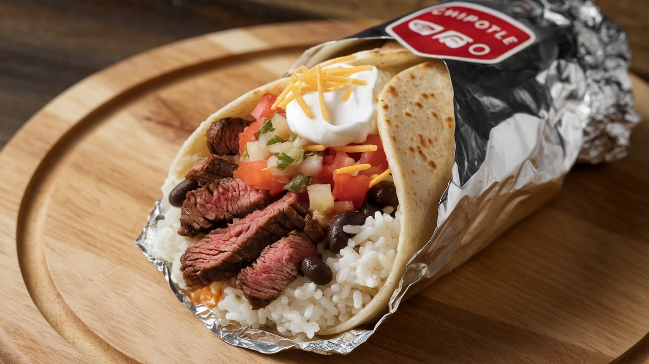 chipotle steak burrito