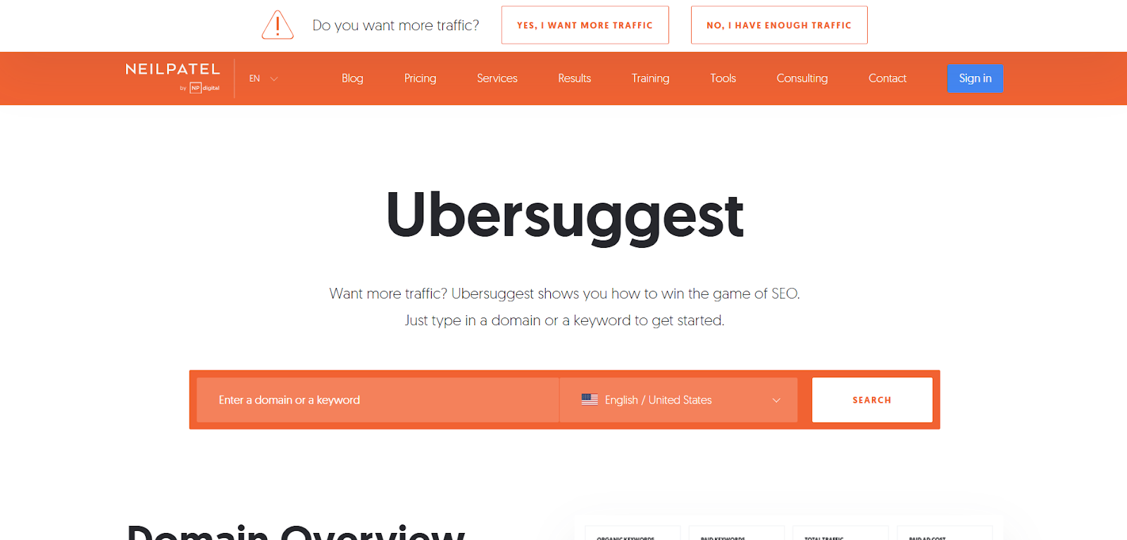 Ubersuggest