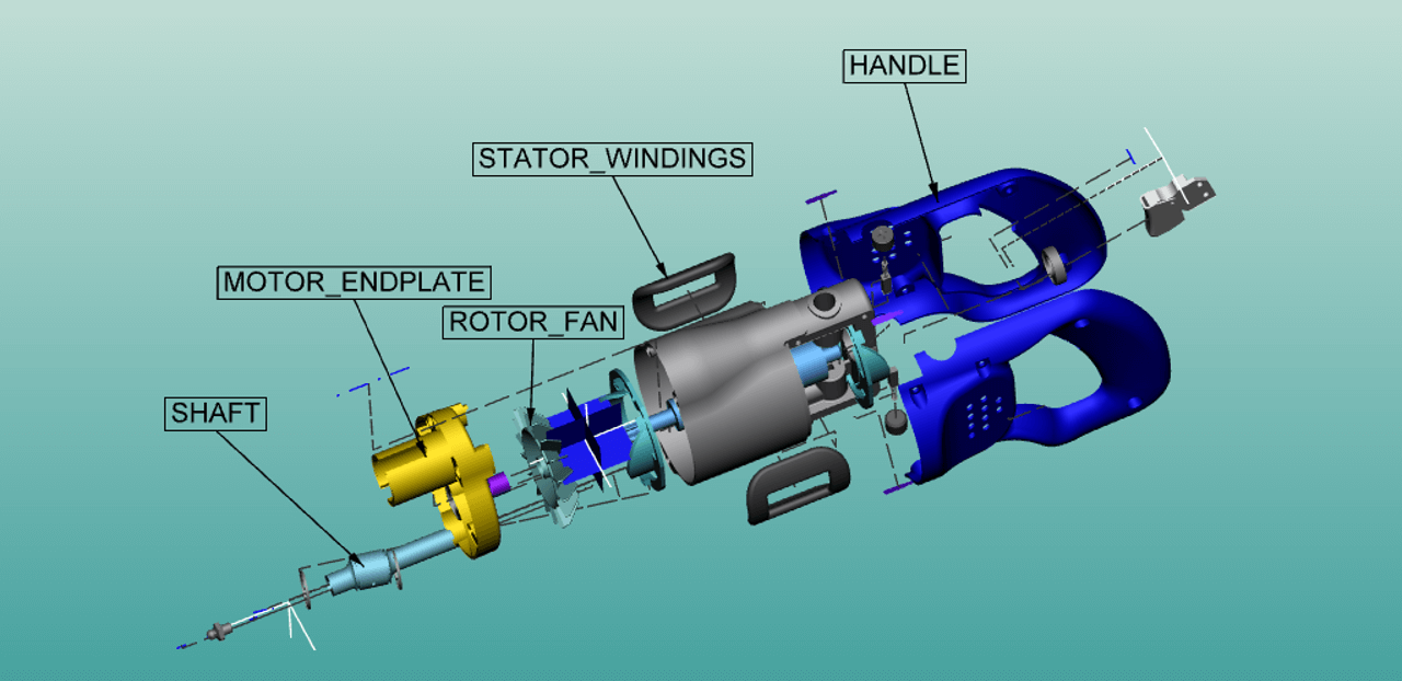 demonstration of 3d product animation