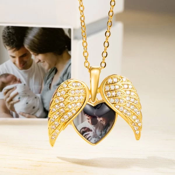 Angel Wing Personalized Photo Lo