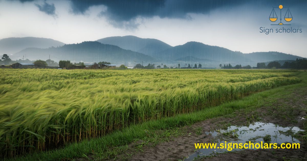 Rain in Agriculture and Economy