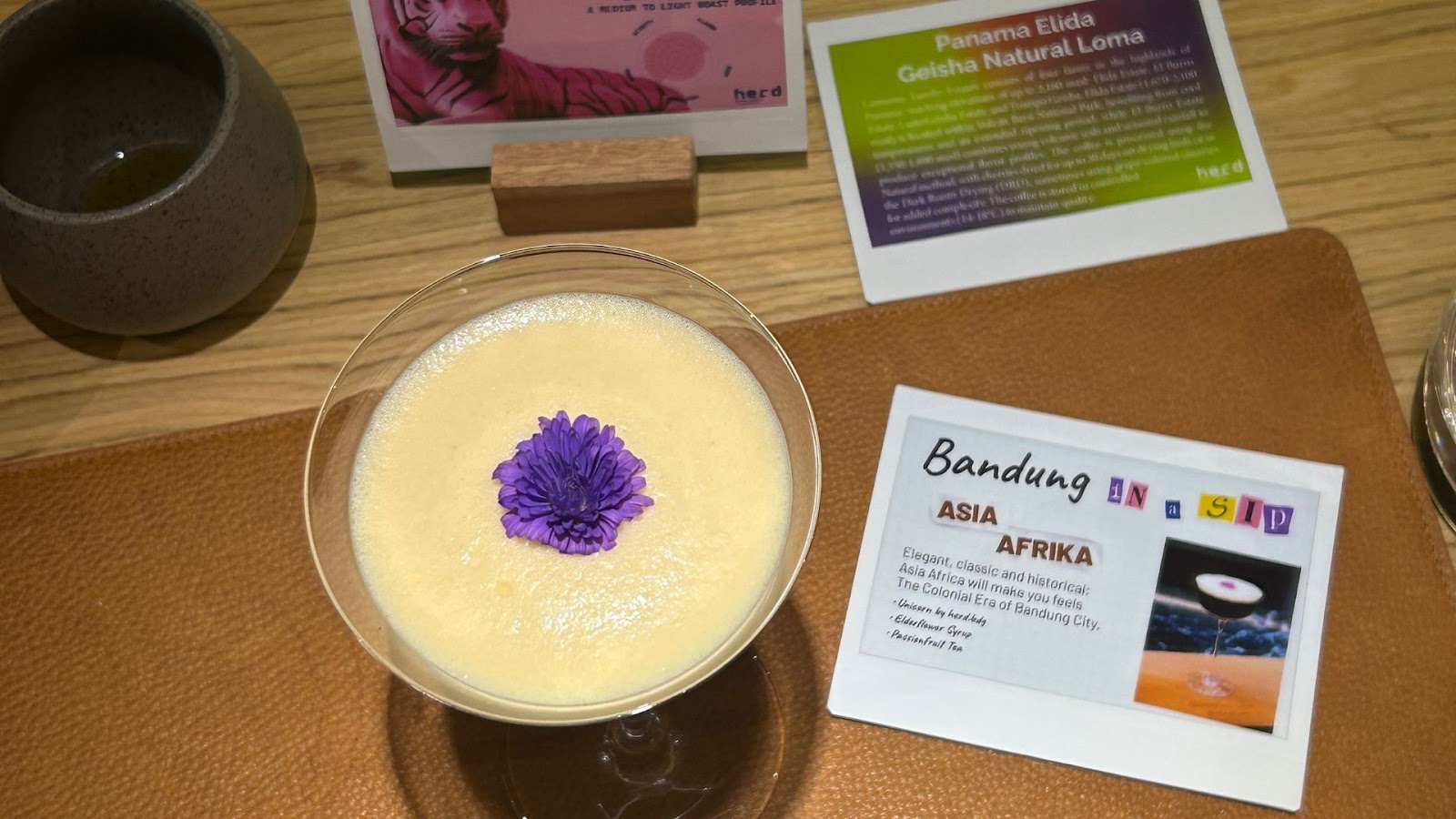 Menu ‘Asi Afrika’, mocktail kopi khas Sumthin’ Else from Herd. (Foto:Froyonion/Grace Angel)