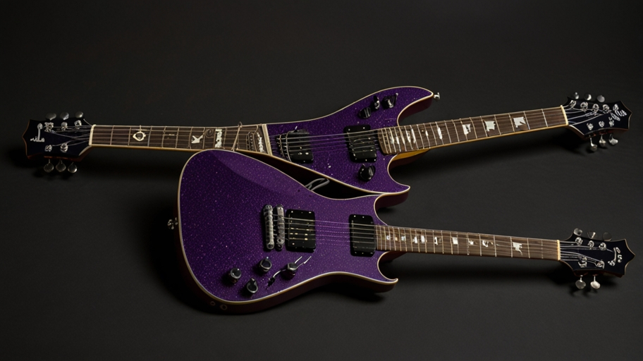 Epiphone Exclusive Run Flying V Guitar Purple Sparkle