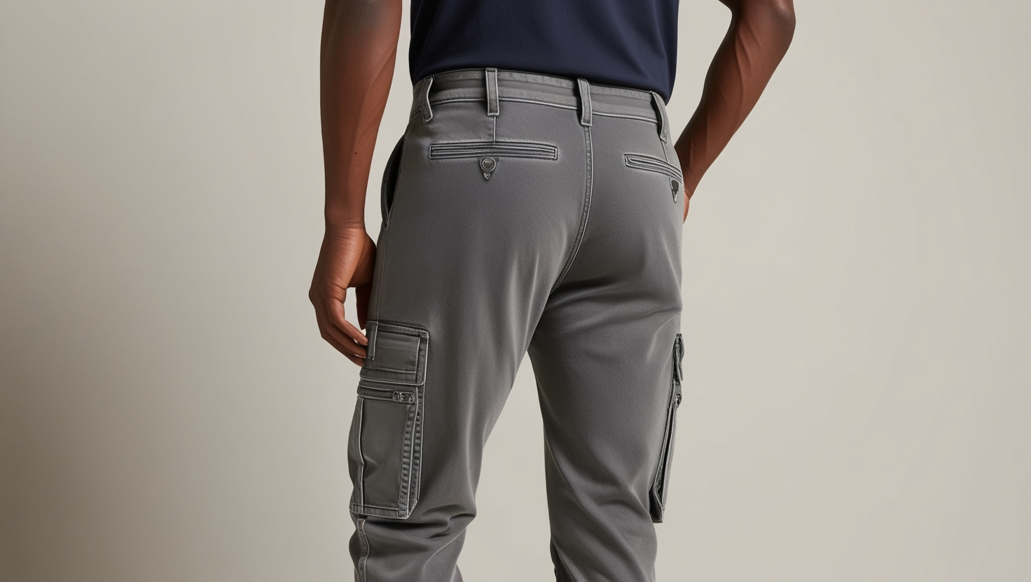 Egon labtoute Première Fois denim cargo Pants