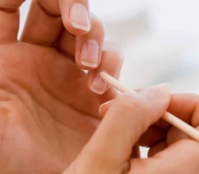 Push Back the Cuticles Gently