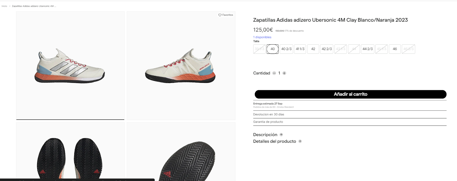 Optimización Web, UX/UI y CRO para ecommerce de pádel con Eximia Studio