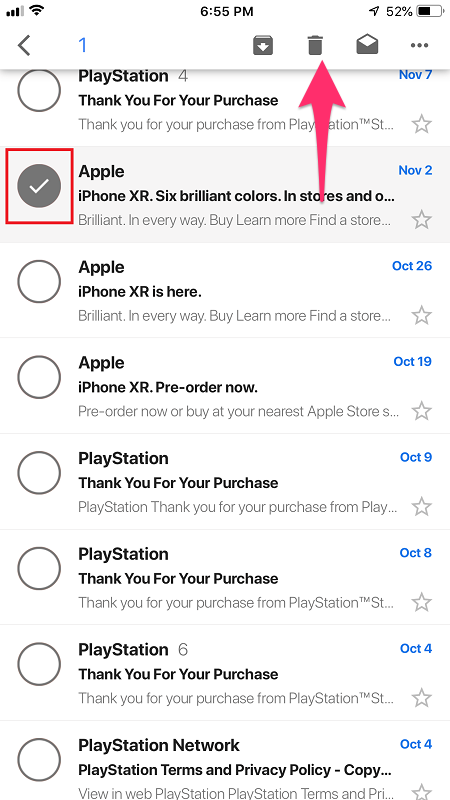 How To Clear Your Gmail Inbox On iPhone 3