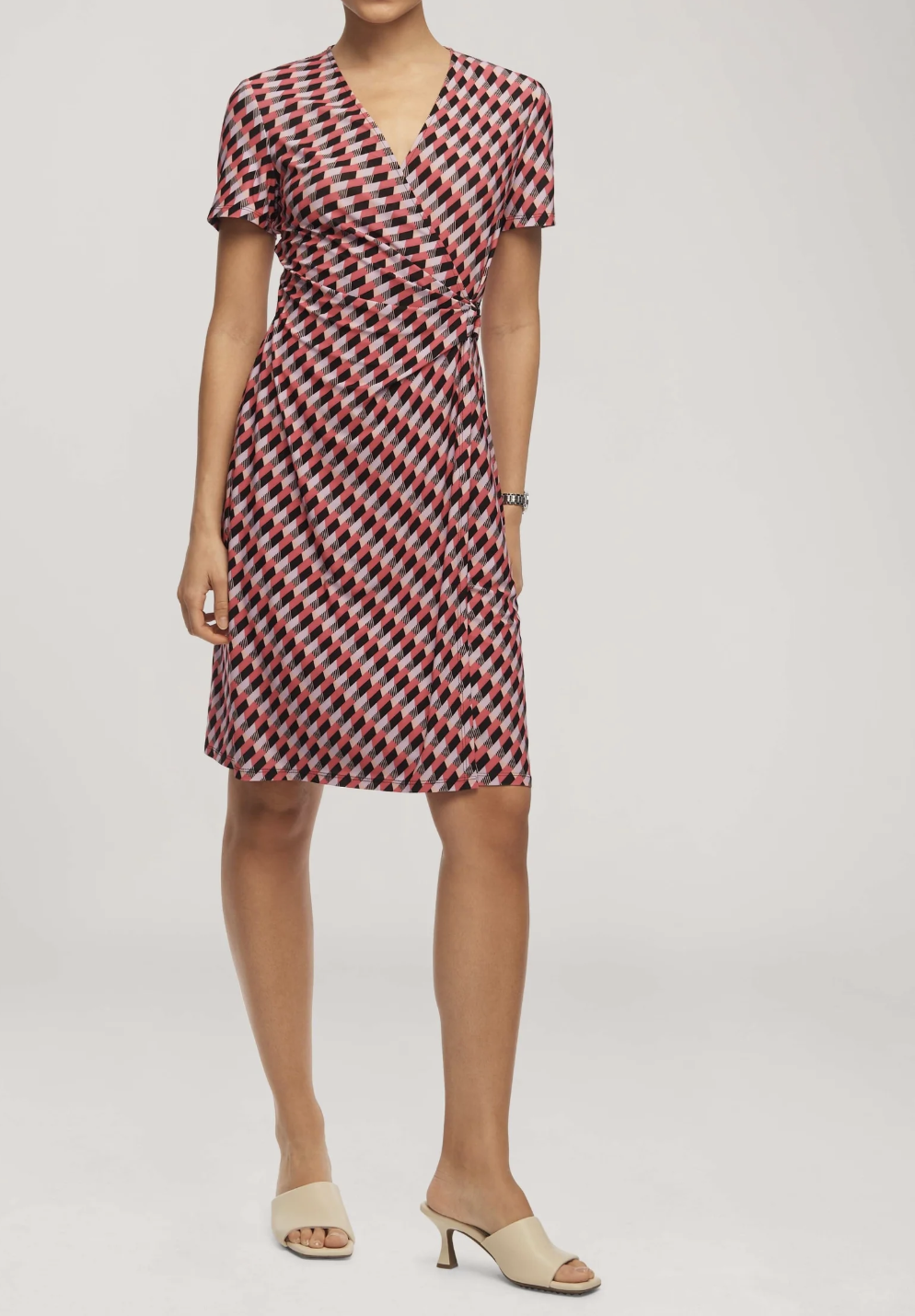 Printed Classic Wrap Dress