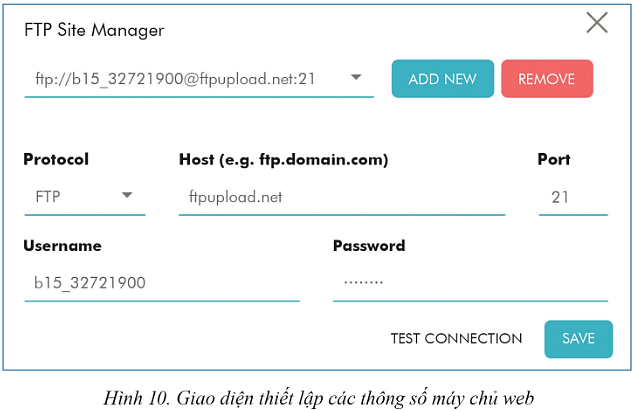 1. Biểu mẫu trên trang web