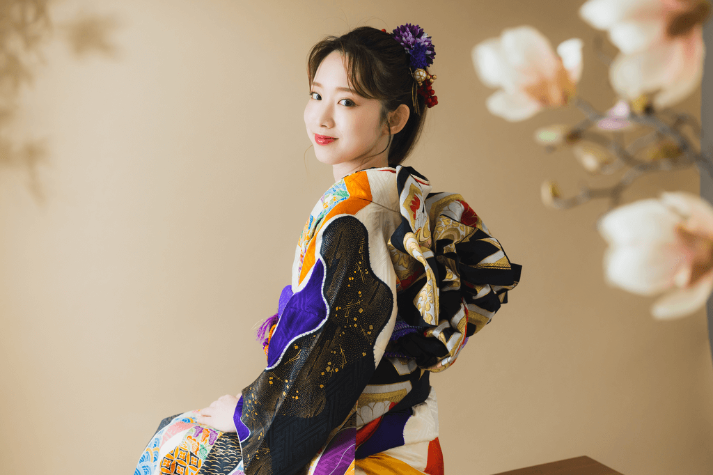 Black kimono representing formal elegance