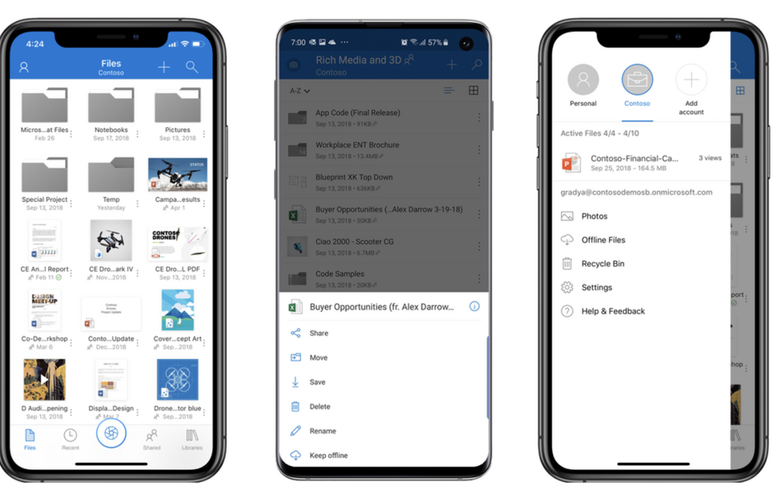 OneDrive mobile app