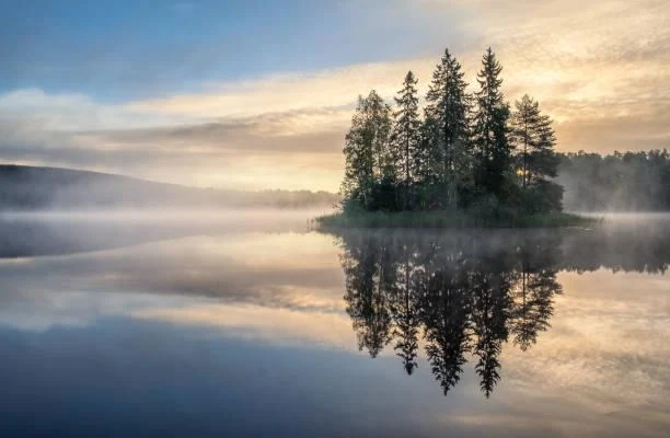 12 Nature Reflections That Look Like Paintings, mirror reflection, painted landscape, nature, forest, landscape, water art, peaceful photo