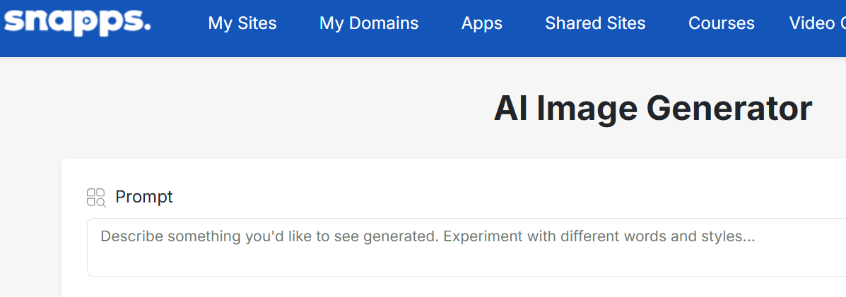 Snapps.ai Ai image generator