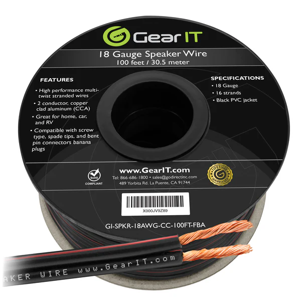 18 Gauge Speaker Wire CCA