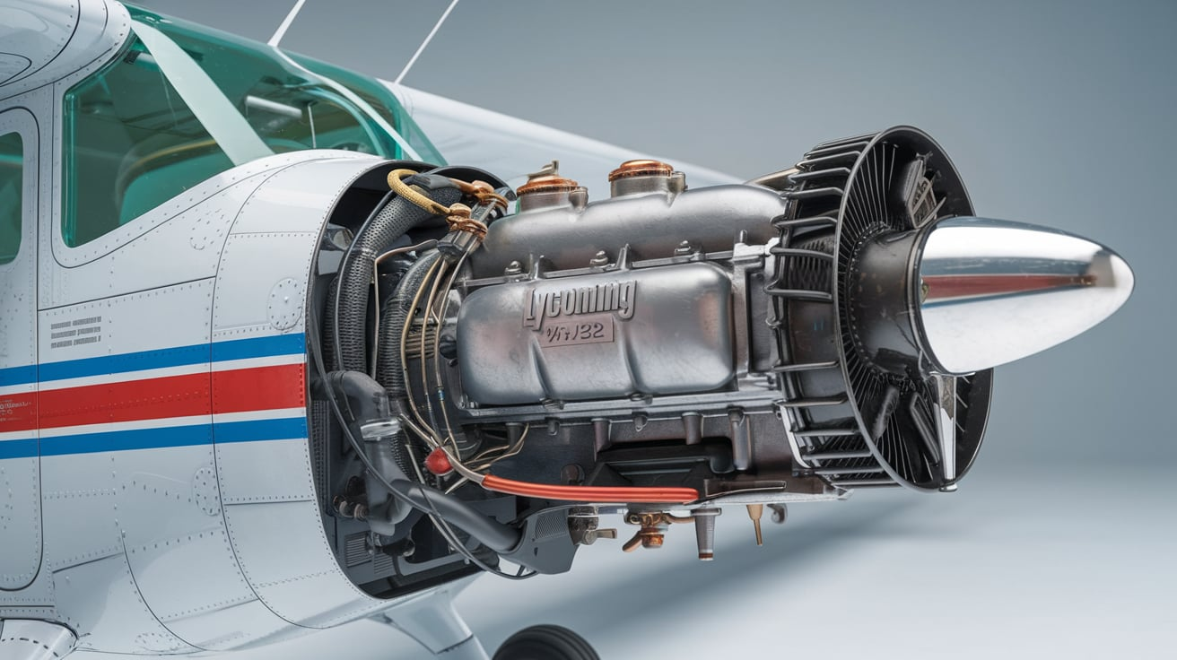 3D Model Lycoming Cessna 172 Engine Sale
