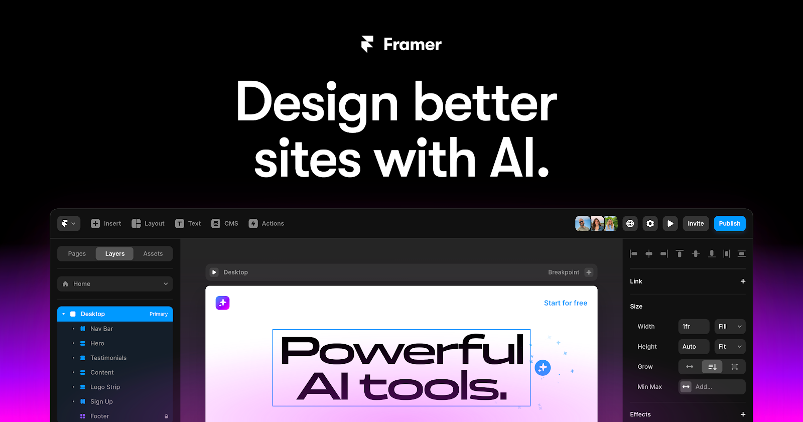 framer interface