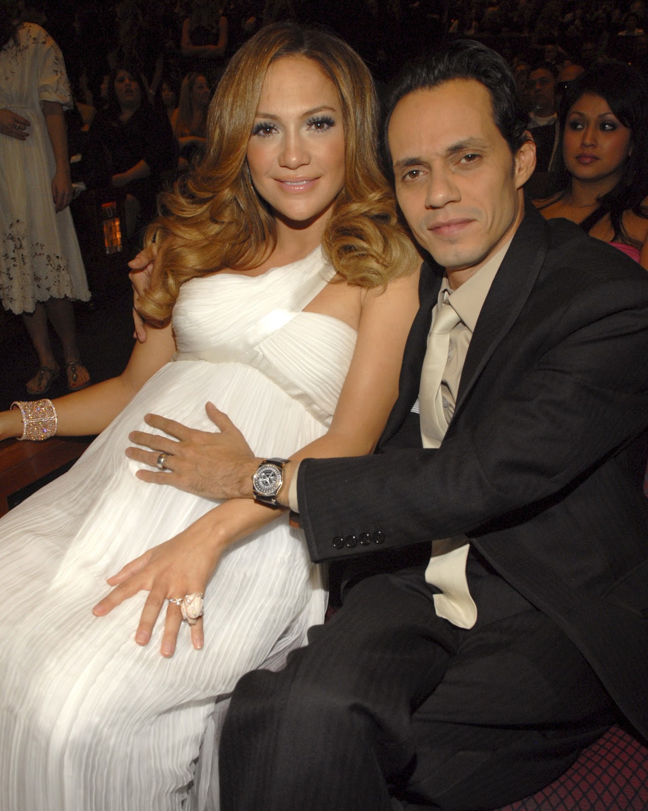 Jennifer Lopez and Marc Anthony at an event in 2007. | Source: Getty Images